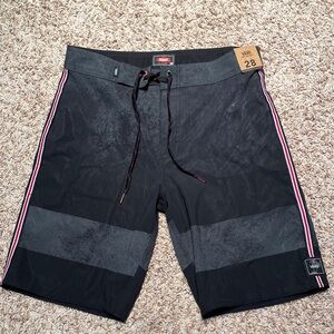 Vans Black and Gray Board Shorts